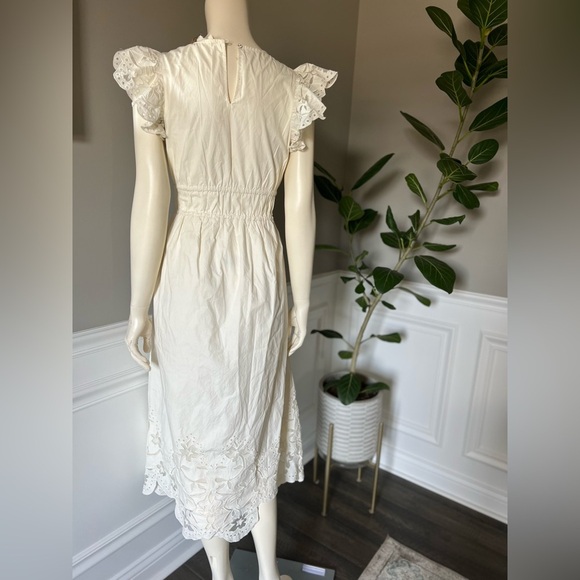 CLEOBELLA Allegra Midi Dress in Ivory sz XS NWT 288$ - Picture 15 of 16